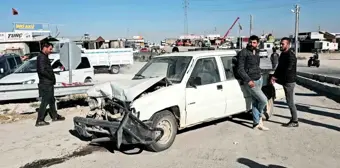 Aksaray'da Trafik Kazası: 1 Yaralı