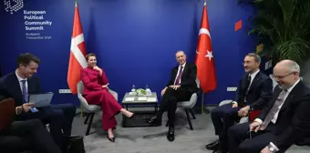 Cumhurbaşkanı Erdoğan, Danimarka Başbakanı Frederiksen'i kabul etti