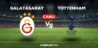 Galatasaray Tottenham maçı CANLI izle! (ŞİFRESİZ) Galatasaray Tottenham maçı canlı yayın nerede ve nasıl izlenir?