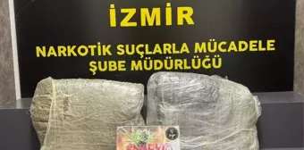 İzmir Havalimanı'nda 6 Kilo Skunk ile Bir Kişi Gözaltına Alındı