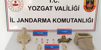 Yozgat'ta Kaçak Tarihi Eser Operasyonu: 12 Parça Ele Geçirildi