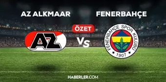 AZ Alkmaar Fenerbahçe maç özeti ve golleri izle! (VİDEO) AZ Alkmaar FB geniş özeti! Golleri kim attı, maç kaç kaç bitti?