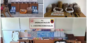 Erzincan'da Kaçakçılık Operasyonu: Çok Sayıda Malzeme Ele Geçirildi