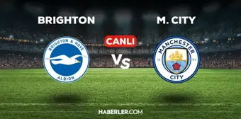 Brighton Manchester City maçı CANLI izle! (ŞİFRESİZ) Brighton Manchester City maçı hangi kanalda, canlı yayın nerede ve nasıl izlenir?