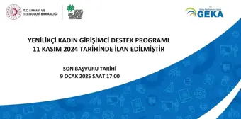 GEKA, 2024 Yenilikçi Kadın Girişimci Destek Programı'nı Duyurdu