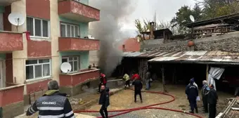 Isparta'da Müstakil Evde Yangın Çıktı