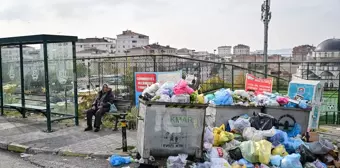 Maltepe'de işçiler grev kararı aldı, sokaklarda çöp yığınları oluştu