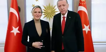 Cumhurbaşkanı Erdoğan, Türkiye Tenis Federasyonu Başkanı Müderrisgil'i kabul etti