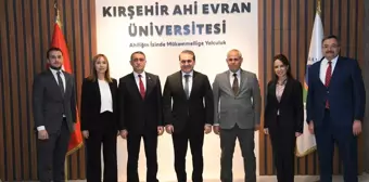 USHAŞ Heyeti Kırşehir Ahi Evran Üniversitesini Ziyaret Etti