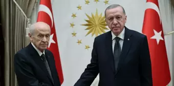 Cumhurbaşkanı Erdoğan, Devlet Bahçeli ile Görüştü