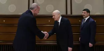 Cumhurbaşkanı Erdoğan ile MHP Lideri Bahçeli'nin Beştepe'deki görüşmesi sona erdi