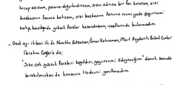 Erzan'dan duruşma öncesi mahkeme heyetine mektup: Erzan iddiaları kabul etmedi, bir çok ismi tefecilikle suçladı