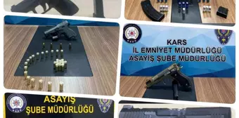 Kars'ta Ruhsatsız Silah Operasyonu: Çok Sayıda Silah Ele Geçirildi