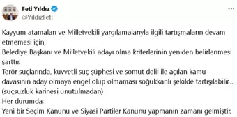 MHP'li Feti Yıldız'dan Seçim Yasası İhtiyacı