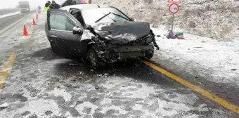 Ilgar Dağı Geçidi'nde Kar ve Sis Nedeniyle Kaza: 8 Yaralı