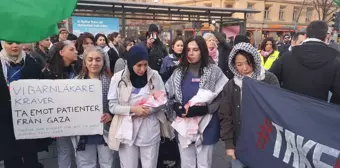 İsveç'te İsrail Protesto Edildi