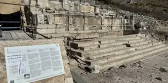 Sagalassos Antik Kenti'nde 1892 Yıllık Hadrianus Çeşmesi Restorasyon Çalışmaları Devam Ediyor