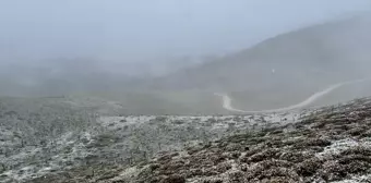 Tokat'ta Yüksek Kesimlerde Kar Yağışı ve Sis Etkili Oldu