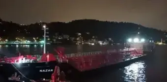 İstanbul Boğazı'nda Tanker Arızası nedeniyle Gemi Trafiği Askıya Alındı