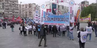 İzmir'de İşçi ve Emeklilerden Hükümete Tepki: 'İnsanca Bir Yaşam İstiyoruz'