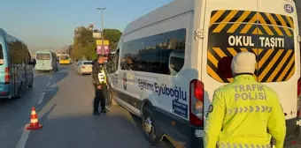 İstanbul'da Öğrenci Servislerine Denetim Uygulandı