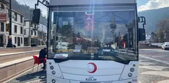 Bolu Mudurnu'da Kan Bağışı Kampanyası Düzenlendi