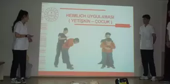 Sivas'ta Öğrencilerden İlk Yardım Semineri