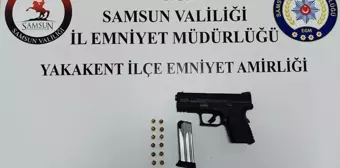 Samsun'da Ruhsatsız Silah Ele Geçirildi