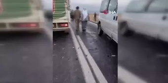 Siverek'te Dolmuş ile Beton Mikseri Çarpıştı: 2 Yaralı