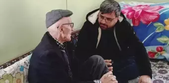 Din Görevlileri 95 Yaşındaki Hasan Saraç'ı Ziyaret Etti