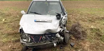 Tekirdağ'da Otomobil ile Tır Çarpıştı: 1 Yaralı