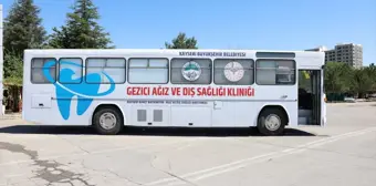 Kayseri'de Gezici Ağız ve Diş Sağlığı Kliniği 1082 Vatandaşa Hizmet Verdi