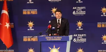 Adalet Bakanı Tunç AK Parti Kepez 6. Olağan İlçe Kongresi'nde konuştu Açıklaması