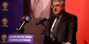 AK Parti Genel Başkan Yardımcısı Demiröz, partisinin Kırklareli'ndeki ilçe kongresinde konuştu Açıklaması