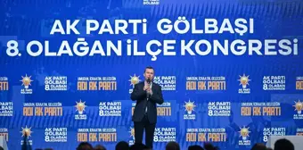 AK Parti Gölbaşı İlçe Kongresi'nde Türkiye Yüzyılı Vurgusu