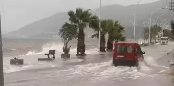 Bursa'da denizle kara birleşti