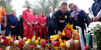 Galatasaray, Yiğit Kurt'un Mezarı'nı Ziyaret Etti