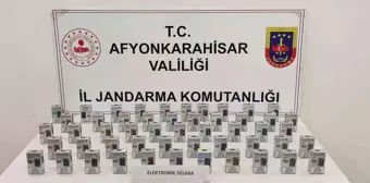 Afyonkarahisar'da Ele Geçirilen Elektronik Sigaralarla İlgili Operasyon