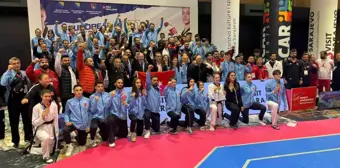 Türkiye Avrupa Ümitler Taekwondo Şampiyonası'nda Takım Halinde Şampiyon Oldu