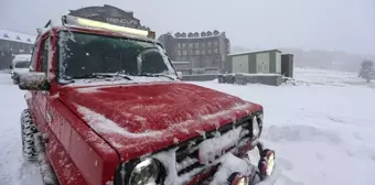 Uludağ'da Kar Yağışı Başladı, Kayak Sezonu Yolda