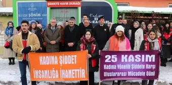 Yozgat'ta Kadına Şiddete Hayır Durağı Açıldı