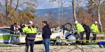 Bursa'da Takla Atan Kamyonette 2 Kişi Hayatını Kaybetti