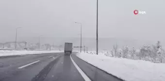 Bolu Dağı Tüneli'nde Kar Yağışı Etkili, Ulaşım Rahat