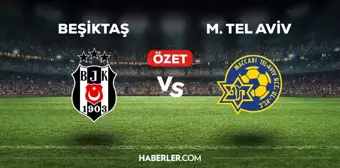 Beşiktaş Maccabi Tel Aviv maç özeti ve golleri izle! (VİDEO) Beşiktaş Maccabi Tel Aviv geniş özeti! Golleri kim attı, maç kaç kaç bitti?