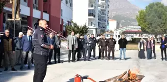 Buharkent'te Yangın Güvenliği Tatbikatı Düzenlendi