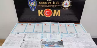 Ordu'da Tefecilik Operasyonunda 3 Kişi Serbest Bırakıldı