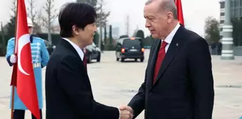 Cumhurbaşkanı Erdoğan, Japonya Veliaht Prensi'ni kabul etti