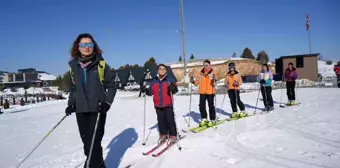 Ergan Kayak Merkezi'nde Dağ Kayağı Sezonu Açıldı