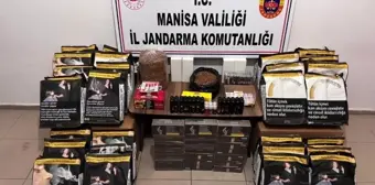 Manisa'da Kaçak Sigara Operasyonu: 15 Bin Makaron ve 40 Kilogram Tütün Ele Geçirildi