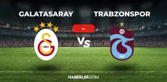 Galatasaray Trabzonspor maçı kaç kaç, bitti mi? MAÇ SONUCU! Galatasaray Trabzonspor golleri kim attı, canlı maç anlatımı!